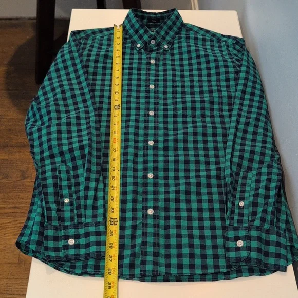 J. Crew Men's Medium Slim Fit Flex Washed Long Sleeve Button Down Style #BE208 - Picture 13 of 15